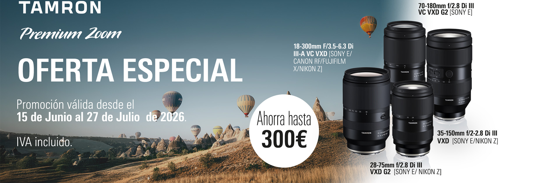 Tamron hasta 27 Julio